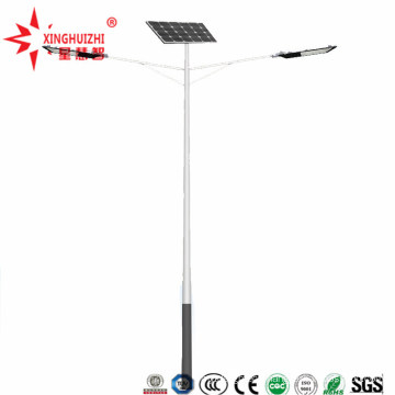 Factory Hot Sale Waterproof Outdoor Two Double Arms 8m Pole Solar LED Street Light